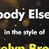 Jocelyn Brown Somebody Else S Guy Karaoke Version From Zoom Karaoke