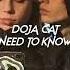 Doja Cat Need To Know Sped Up Reverb