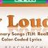 The Loud House Really Loud Music Solo Imaginary Songs Color Coded Lyrics