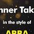 ABBA The Winner Takes It All Karaoke Version From Zoom Karaoke