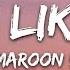 Maroon 5 Girls Like You Lyrics Ft Cardi B