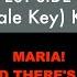 Maria Female Key From West Side Story F Major Karaoke Track With Lyrics On Screen