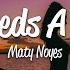 Maty Noyes Man Needs A Woman Lyrics