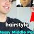 Messy Middle Part Hair Tutorial