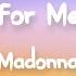 Madonna Don T Cry For Me Argentina Lyrics