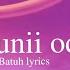 Zunii Od Lyrics