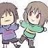 мы мальчики также ориг Фриск и Чара Xtale Xchara Xfrisk Undertale Chara Frisk Undertaleau