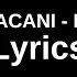 HALUNA PACANI Lost On You Lyrics