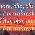 Lyrics Music Unbreakable Faydee Lyrics