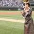 Erini Singing The US National Anthem At Wrigley Field