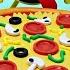 ASMR MUKBANG Cheesy Pizza And Burger Pac Man Stop Motion Mukbang