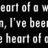 Heart Of A Warrior Lyrics