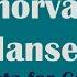 Thorvald Hansen Sonata For Cornet And Piano II Andante Accompaniment Play Along Backing Track