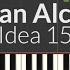 Gibran Alcocer Idea 15 EASY Piano Tutorial