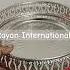 German Silver Tray With Velvet Box Handmade Wedding Handicraft Art