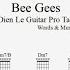 Bee Gees How Deep Is Your Love Guitar Tabs