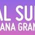 Ariana Grande Eternal Sunshine Lyrics