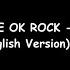 One Ok Rock Renegades English Version Luxury Disease International Album Lyrics Video