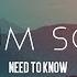 Calum Scott Need To Know Lyrics