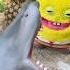 SHARK PUPPET MEETS SPONGEBOB