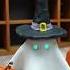 Make These Air Dry Clay Halloween Ghost Lights Like Timmsevitz Halloween Craft Falldecor Diy