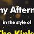 The Kinks Sunny Afternoon Karaoke Version From Zoom Karaoke