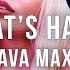 Ava Max OMG What S Happening Official Karaoke Instrumental SongJam