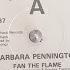 Barbara Pennington Fan The Flame 1985