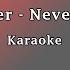 Justin Bieber Never Say Never Karaoke With Backing Vocals