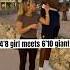 4 8 GIRL MEETS 6 10 GIANT Tall Shortgirl Funny Shorts Shortsvideo Tallguy Dlafam