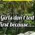 Girl S Don T Text First Shorts