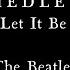 The Beatles Medley Yesterday Let It Be Hey Jude Karaoke Version