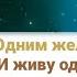 Одним желанием горю живу одной мечтой Нести спасения зарю в поток людской ХристианскиеПесни