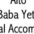 ALTO Baba Yetu With Vocal Accompaniment