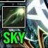 WTF 2 Second CD Spam Skill 1 Shot Mystic Flare Combo With Solo Mid Skywrath Mage Against SF Dota 2