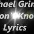 Michael Grimm You Don T Know Me Lyrics