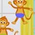 5 Little Monkeys Bunnies Jumping On The Bed Fun Animal Song For Kids BAABEE TV