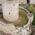 Châtillon Sur Indre Et Son Donjon Du XIIe Siècle Berry Vu Du Ciel Drone Aerial Footage