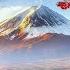 Complete Drone View Of Mount Fuji Japan