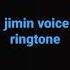 Jimin Voice Recorder Ringtone