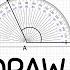 How To Draw Angles Using A Protractor Class 4 5