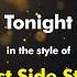 West Side Story Tonight Karaoke Version From Zoom Karaoke