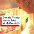 Donald Trump Serves Up McDonald S Fries Trump DonaldTrump BBCNews