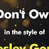 Lesley Gore You Don T Own Me Karaoke Version From Zoom Karaoke