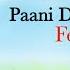 Paani Diyan Chhalla LYRICS Feroz Khan Romantic Full Song Lyrics