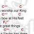 GREAT THINGS Instrumental Key Of C Lyrics And Chords Praise And Worship