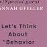 Let S Think About Behavior Analysis With Special Guest Hannah Gfeller Behavioranalyst Goodpoints