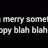 Lordi Merry Blah Blah Blah Lyrics