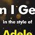 Adele Can I Get It Karaoke Version From Zoom Karaoke