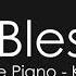 The Blessing Elevation Worship Piano Karaoke Key Of B